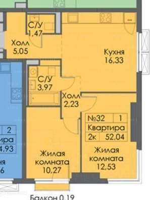 Двухкомнатная квартира Очаковское шоссе, 5 к. 4, фото №6