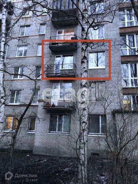 Однокомнатная квартира пр. Ветеранов проспект, 45, фото №4