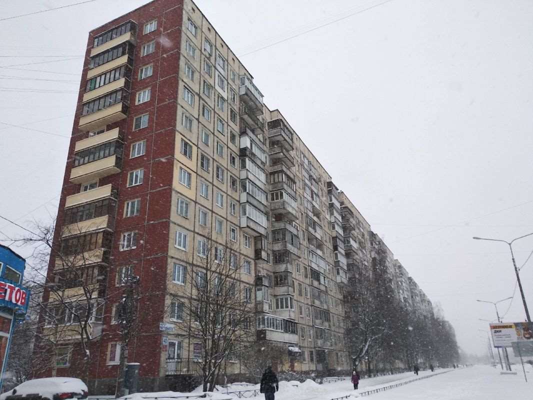 Однокомнатная квартира пр. Наставников проспект, 40 к. 1, фото №1