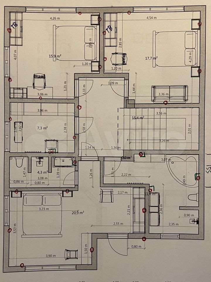 Дом комнаты 20 улица, 0, фото №10