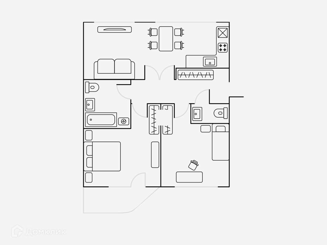 Трехкомнатная квартира Энтузиастов шоссе, 3 к. 1, фото №5