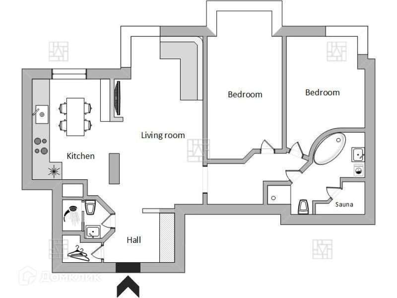 Трехкомнатная квартира Мосфильмовская улица, 70 к. 5, фото №9