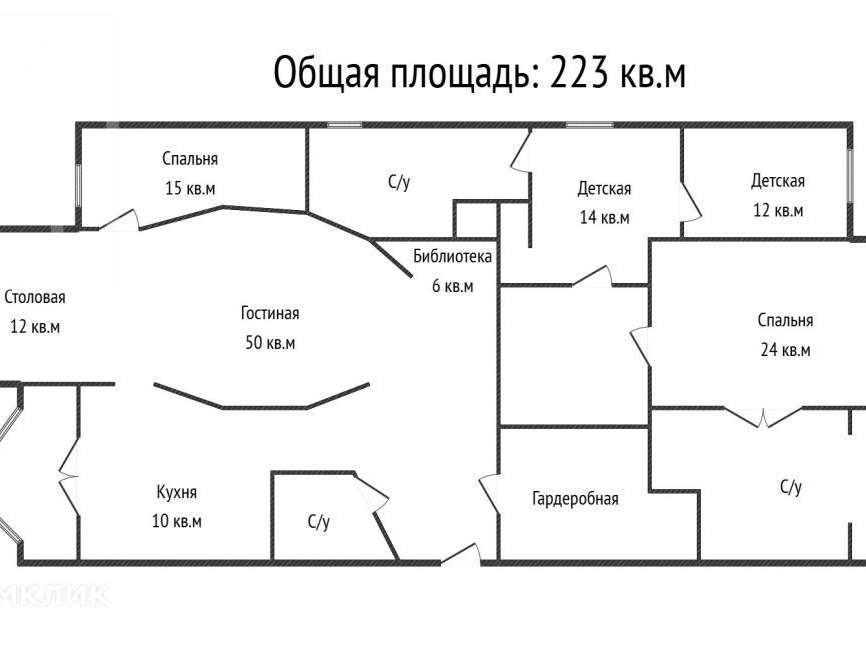 5-и комнатная квартира Зоологическая улица, 4, фото №2