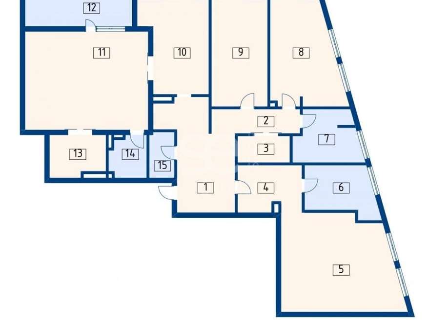 4-х комнатная квартира Косыгина улица, 2 к. 1, фото №3