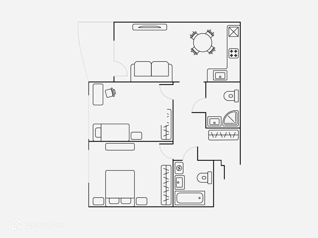 Трехкомнатная квартира Энтузиастов шоссе, 3 к. 1, фото №1