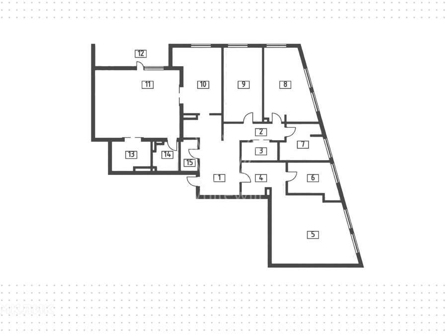 5-и комнатная квартира Косыгина улица, 2 к. 1, фото №10